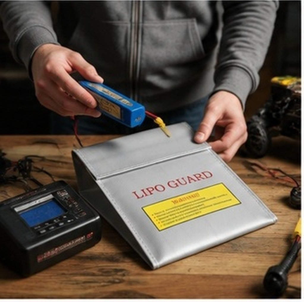 Lipo Battery Fireproof Safety Charge Box - RC 리튬 폴리머 배터리용 방화 안전